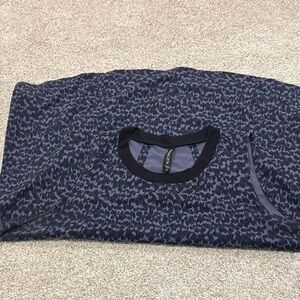 Athleta Blue Patterned Tank Top